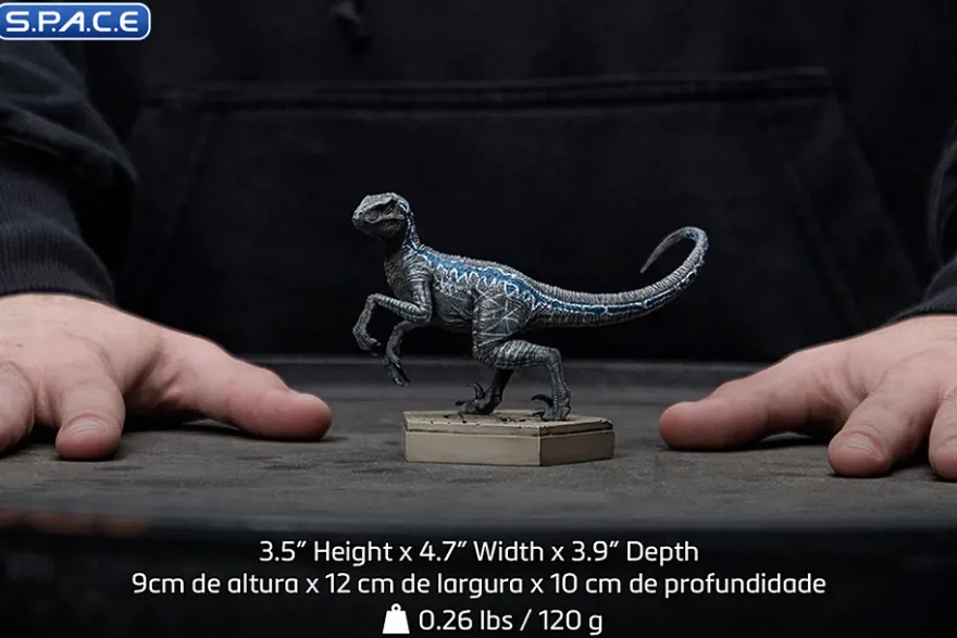 Velociraptor Blue Jurassic Park Icons Mini-Statue