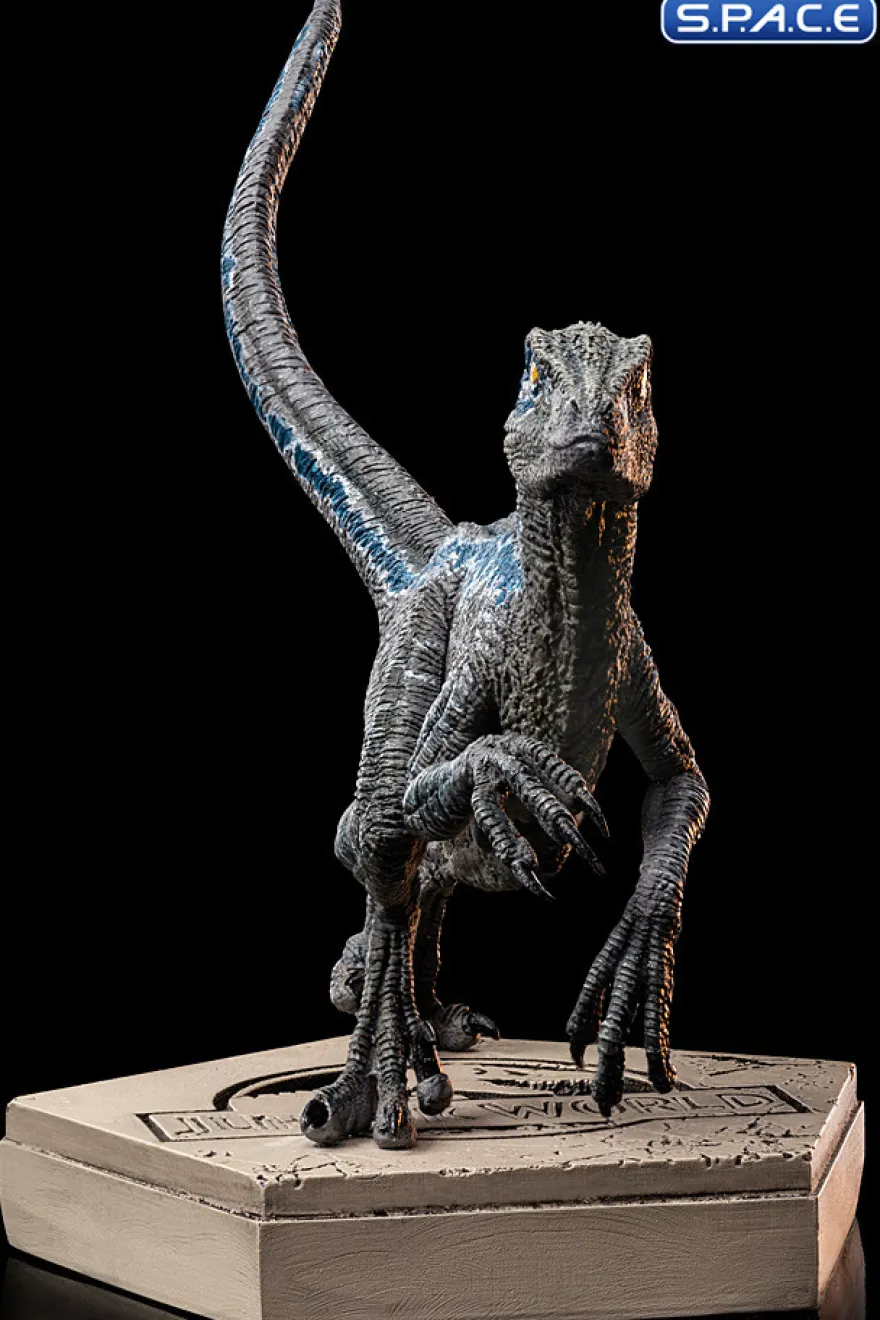 Velociraptor Blue Jurassic Park Icons Mini-Statue