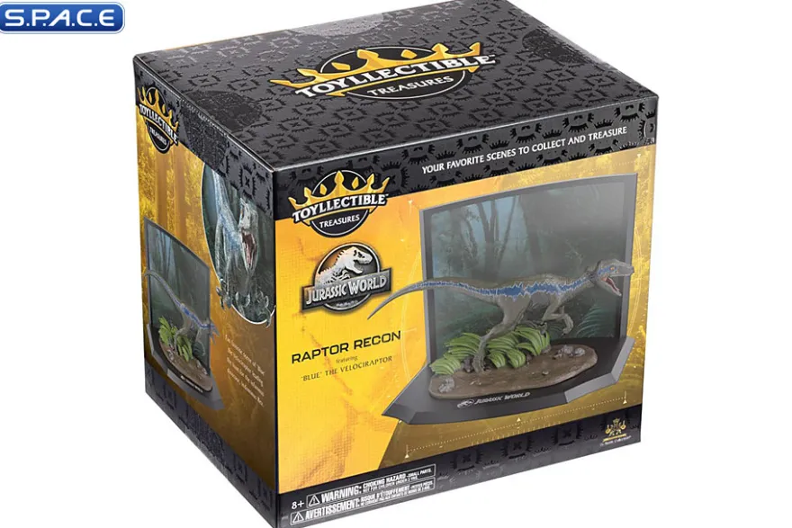Velociraptor Blue »Raptor Recon« Toyllectible Treasure Diorama