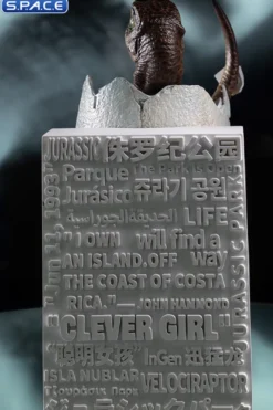 Velociraptor Egg Hatching Statue
