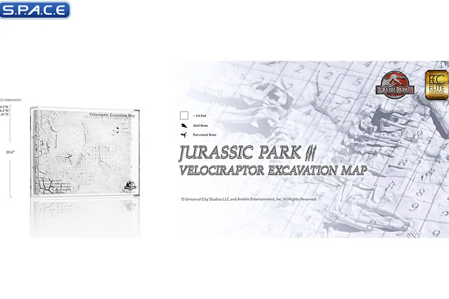 Velociraptor Excavation 3D Map