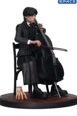 Wednesday with Cello PVC Statue