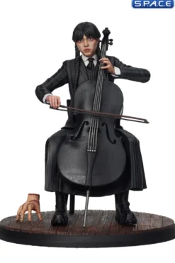 Wednesday with Cello PVC Statue